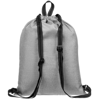 Рюкзак-мешок Melango серый, 34x45 см