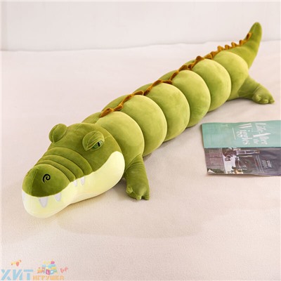 Мягкая игрушка обнимашка КРОКОДИЛ 100 см (ВЫБОР ЦВЕТА) croc100, croc100-green, croc100-lightgreen, croc100-grey