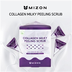 Коллагеновый пилинг-скраб MIZON Collagen Milky Peeling Scrub, 7g
