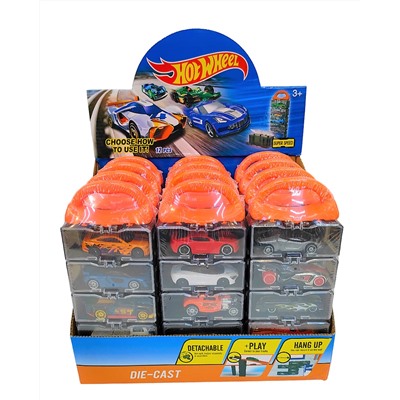 Набор гоночных машинок " Hot wheel "  5в1 , в чемоданчике