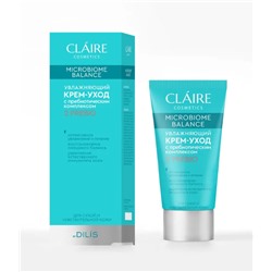 Claire Cosmetics Microbiome Balance Увлажняющий крем-уход для сухой и чувствительной кожи 50мл