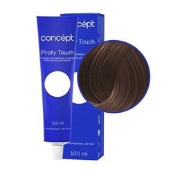 Concept Profy Touch 4.0 Профессиональный крем-краситель для волос, тёмный шатен, 100 мл