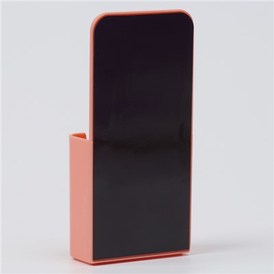 Магнитная универсальная подставка для маркеров и губок"Классика"розового цвета 3х5.5х12 см