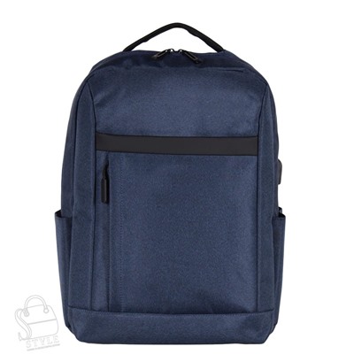 Рюкзак мужской текстильный 2217S blue S-Style