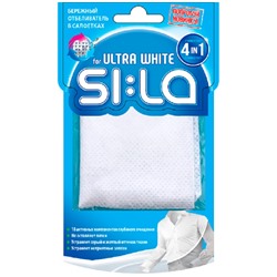 SI:LA Салфетки для стирки "For White" отбеливающие 2шт. (тестовая упаковка)