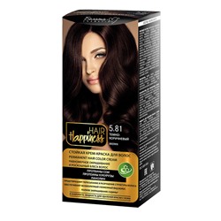 Белита-М Hair Happiness Крем-краска для волос аммиачная №5.81 темно-коричневый