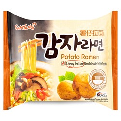 Лапша быстрого приготовления Samyang Potato Ramen с картофельным вкусом, 120 г