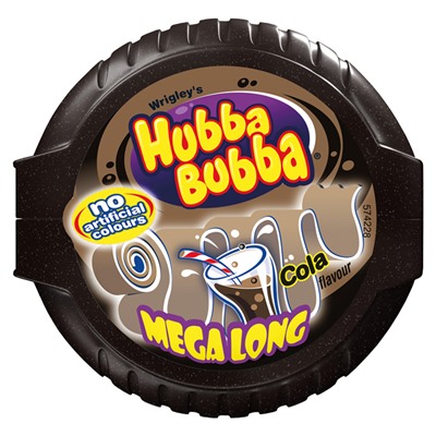 Жевательная резинка Wrigley's Hubba Bubba Mega Long со вкусом колы, 56 г