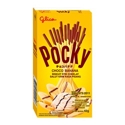 Бисквитные палочки Pocky Choco Banana со вкусом банана в шоколаде, 42 г