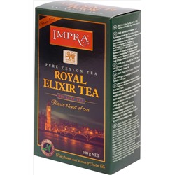 IMPRA. Royal Elixir. Зеленый чай 100 гр. карт.пачка