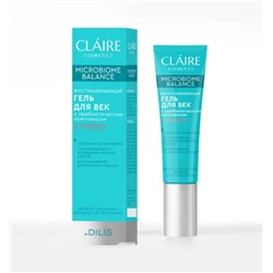 Claire Cosmetics Microbiome Balance Восстанавливающий гель для век для всех типов кожи 15мл