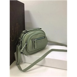 Женская сумка-мини Экокожа зеленый