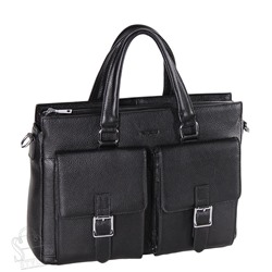 Портфель мужской кожаный 2093BSH black Heanbag