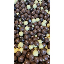 Жевательное драже в шоколаде микс вкусов(тирамису,марцепан,липовый цвет,мохито,сливочный Ириш) 500гр