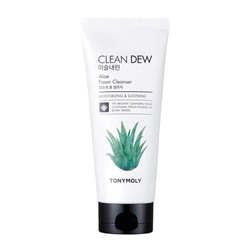Пенка для умывания TonyMoly Clean Dew Aloe Foam Cleanser, 180ml
