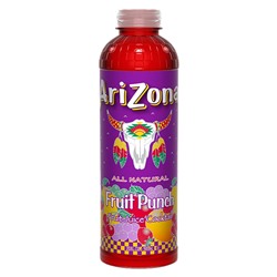 Напиток сокосодержащий AriZona Fruit Punch со вкусом фруктовый пунш, 591 мл