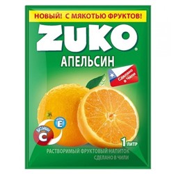 Растворимый напиток Zuko со вкусом апельсина, 25 г