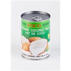 Молоко кокосовое ORGANIC FOCO (жирность 10-12%)