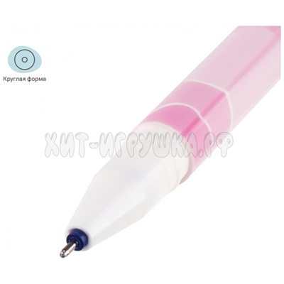 Ручка гелевая стираемая синяя, 0,5 мм "Meow Friends" в ассортименте MESHU MS_65954, MS_65954