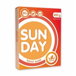 Сонца Sunday Стиральный порошок для ручной стирки Универсальный 400 г