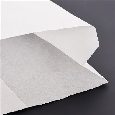 Пакет бумажный фасовочный, V-образное дно, белый, 30 х 17 х 7 см