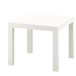 LACK ЛАКК Придиванный столик, белый55x55 см