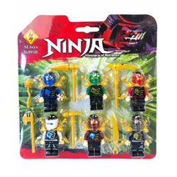 Набор фигурок для конструктора Ninja 6 героев