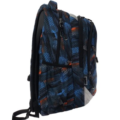 Рюкзак молодёжный Seventeen, 47 x 33 x 13 см, эргономичная спинка, синий