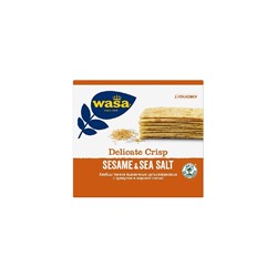 Хлебцы WASA пшеничные тонкие с кунжутом и морской солью