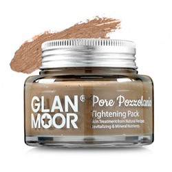 Glan Moor Pore Pozzolanic Tightening Pack -  Маска для сужения пор с пуццоланом 125г