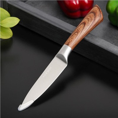 Нож кухонный Доляна Forest, овощной, лезвие 9,5 см