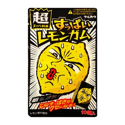 Жевательная резинка Marukawa "Кислый лимон", 41 г
