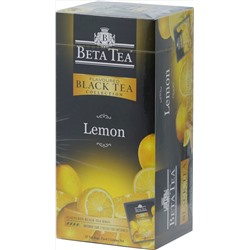 BETA TEA. Black Tea Collection. Лимон карт.пачка, 25 пак.